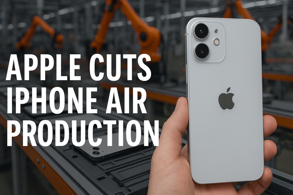 Apple Scales Back iPhone Air Production Amid Market Shifts