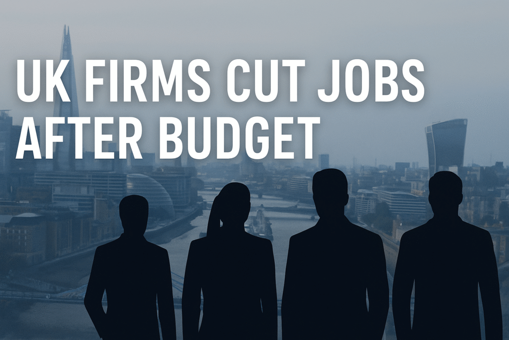 UK Firms Cut Jobs After 2025 Budget