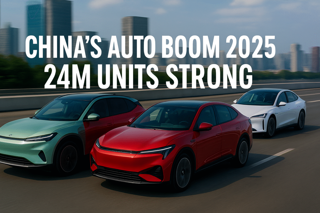 China’s Auto Industry Surpasses 24 Million Units