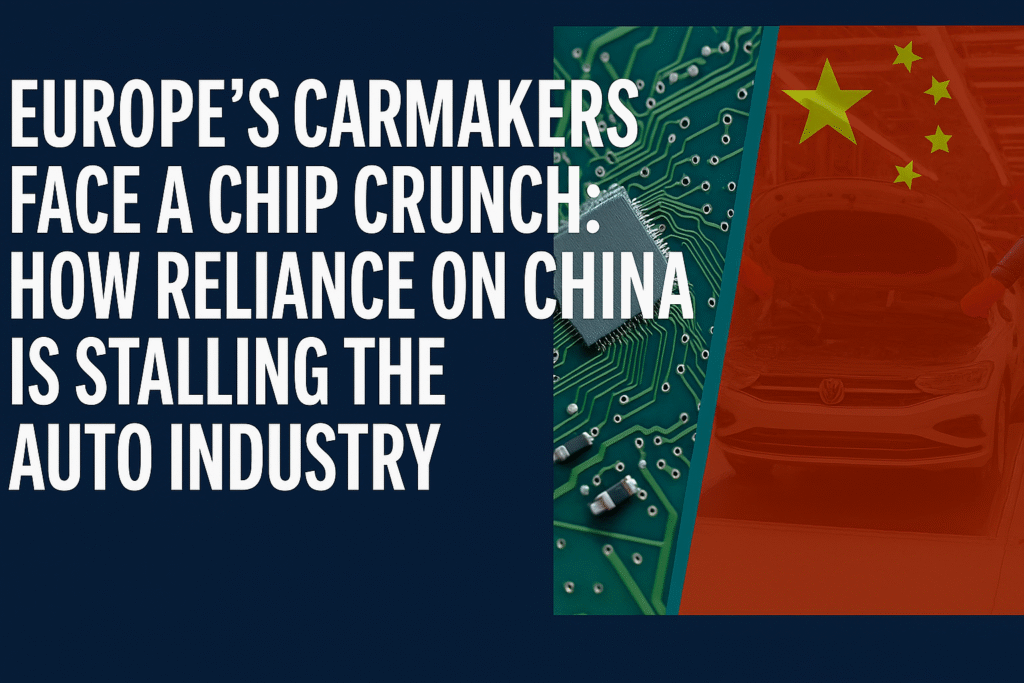 Europe’s Car Industry Faces a Chip Shortage Crisis – Why Dependence on China Is Hurting Automakers