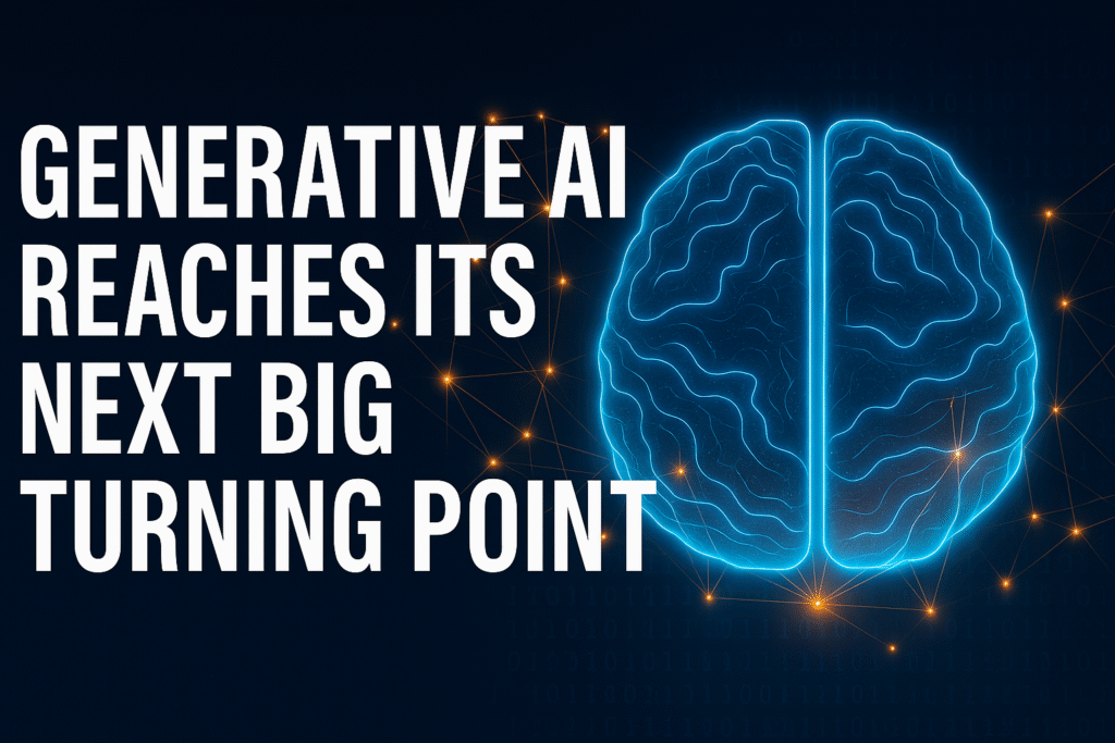 Generative AI Reaches a New Turning Point