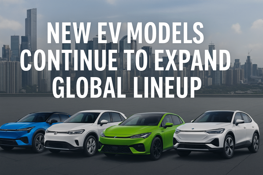 Global EV Lineup Expands: 2025–26 Brings New Models, New Markets, and Broader Choice