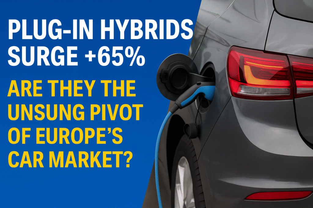 Plug-in Hybrids Surge +65% — Are They the Unsung Pivot of Europe’s Car Market