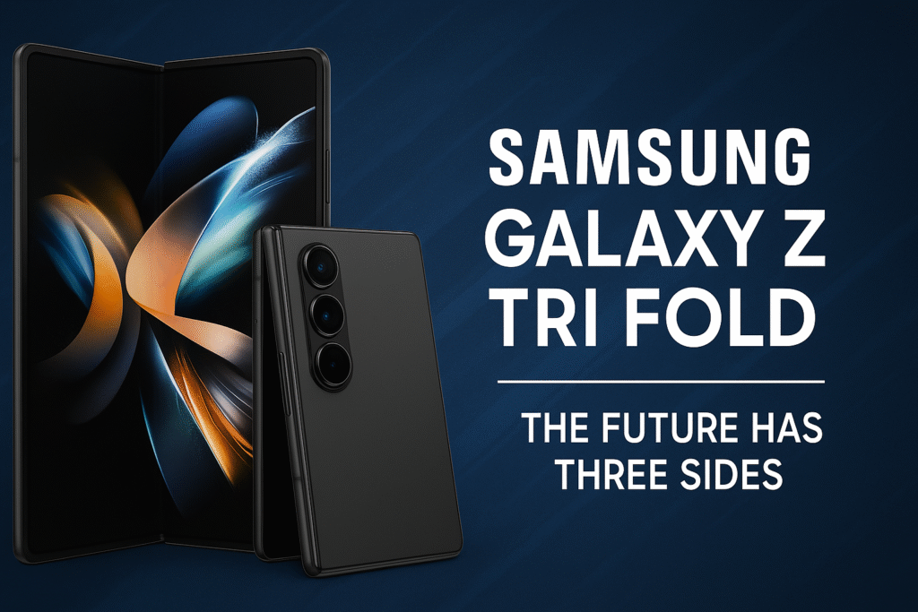 Samsung’s Galaxy Z Tri Fold redefines foldables with triple-fold design, 200 MP camera, Snapdragon 8 Gen 4+, and AI-driven innovation. Here’s everything to know.