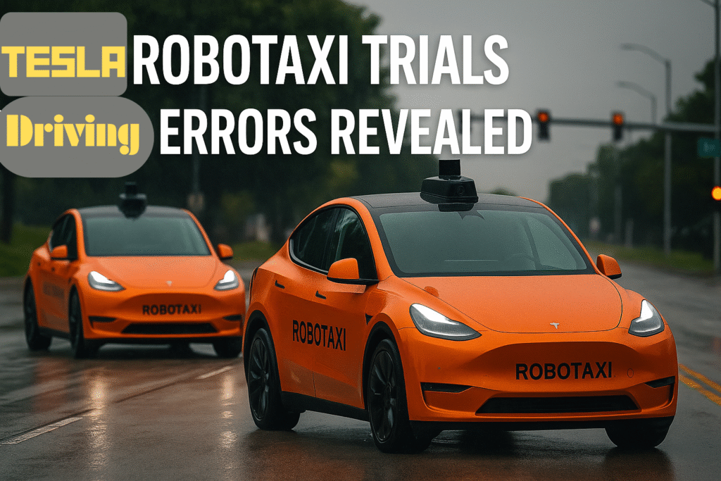 Tesla Robotaxi Trials Reveal Driving Errors in Texas — What Went Wrong?