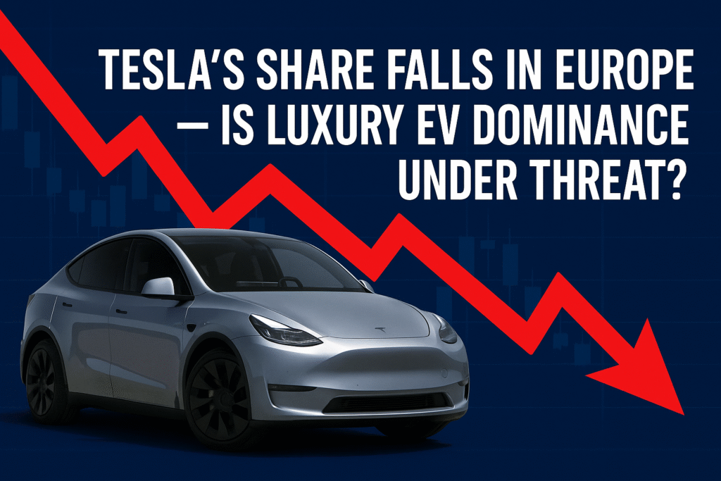 Tesla’s Share Falls in Europe — Is Its Luxury EV Dominance in Danger?