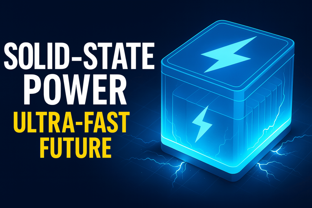 Advanced Battery Technologies 2025: Solid-State Power & Ultra-Fast Charging