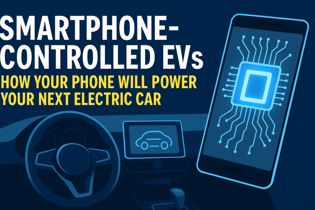 Smartphone-Controlled EVs: How Your Phone Will Power the Next Generation of Electric Cars