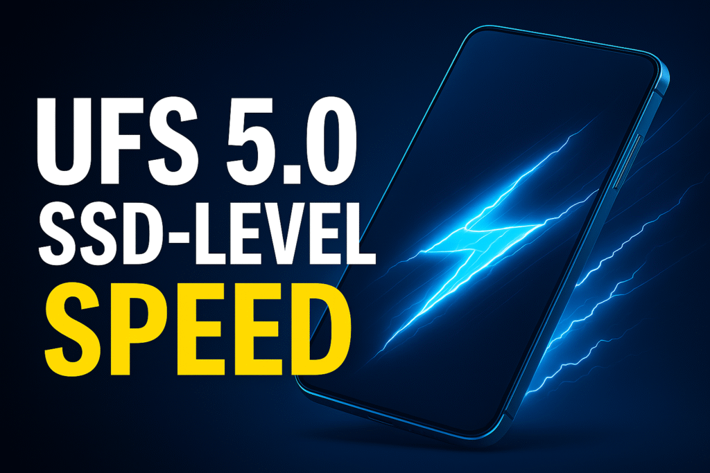 UFS 5.0 Storage: Smartphones Reach SSD-Level Performance at 10 GB/s Speeds