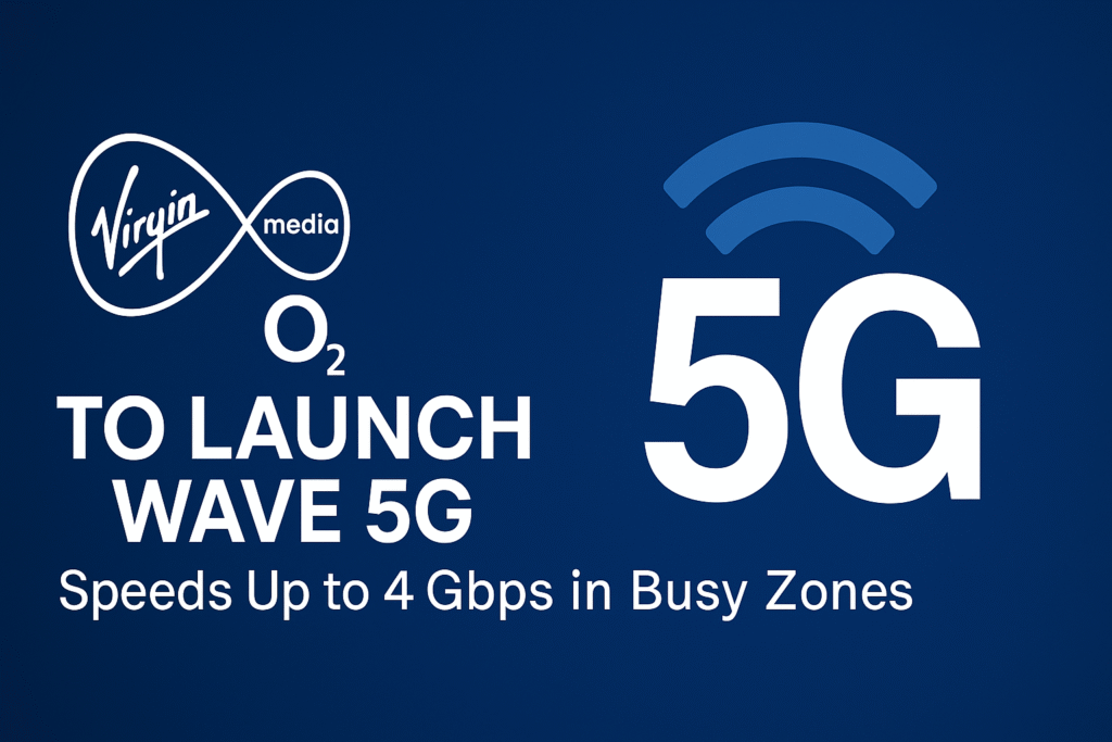 Virgin Media O2 Rolls Out Wave 5G in the UK — Up to 4 Gbps Speeds in High-Traffic Zones