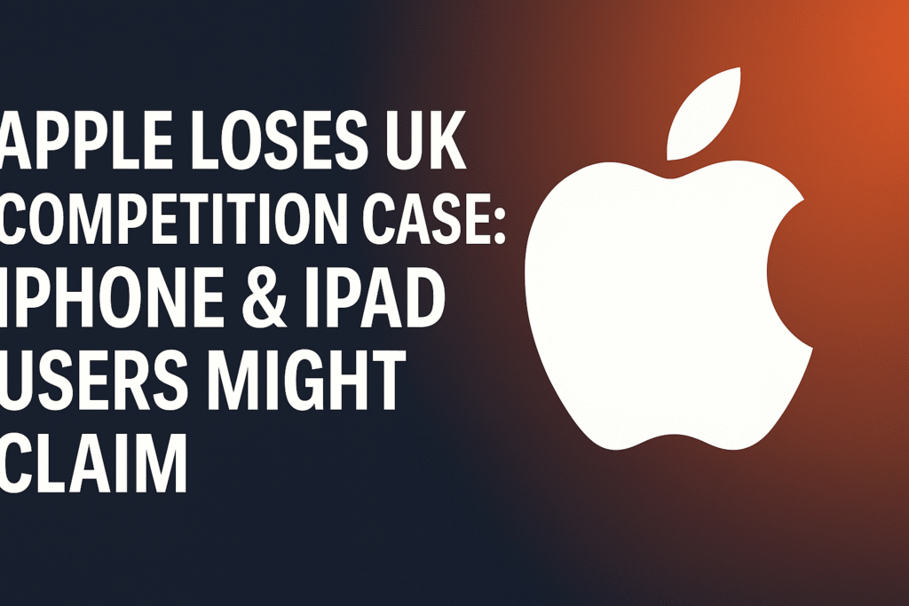 Apple Loses Major UK Competition Case — iPhone & iPad Users May Claim Up to £1.5 Billion