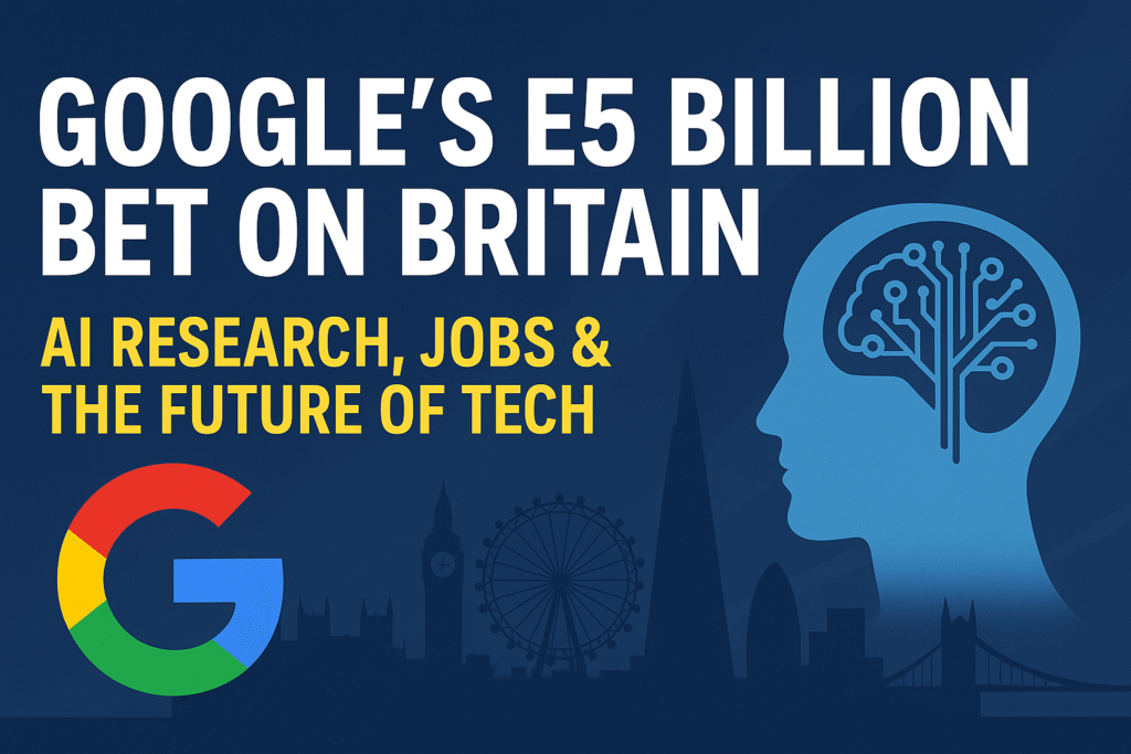 Google’s £5 Billion Bet on Britain: AI Research, Jobs & the Future of Tech