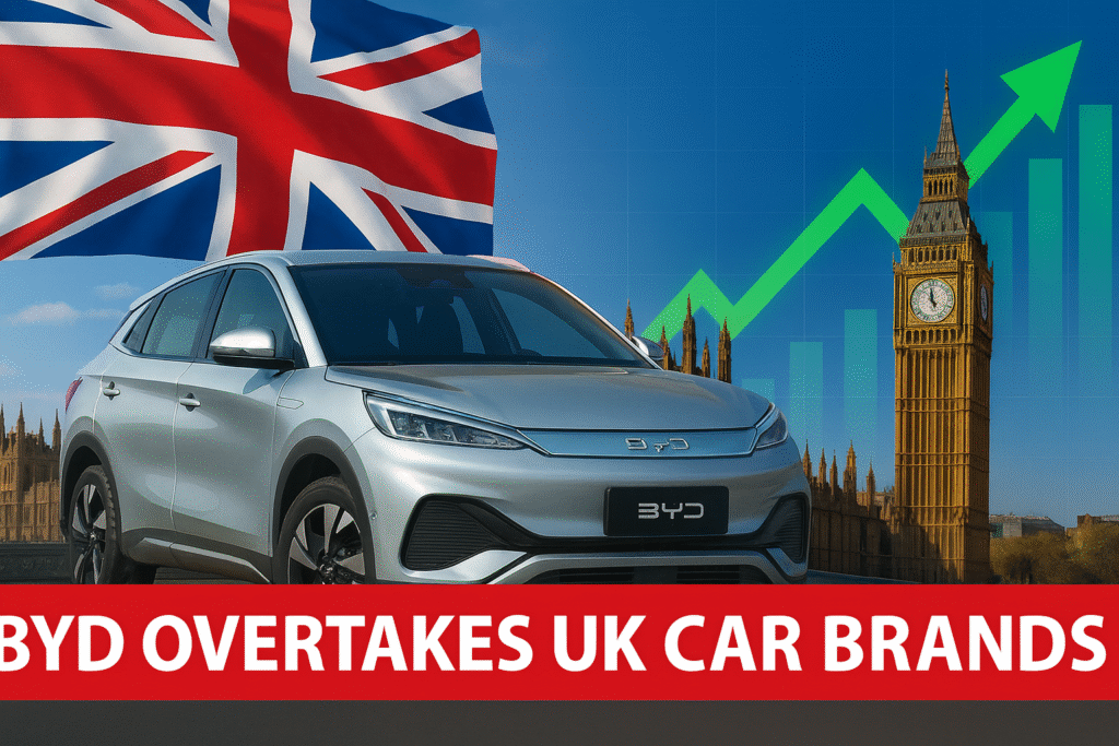 BYD Surpasses UK Legacy Brands with 35,600 Vehicle Sales in 2025