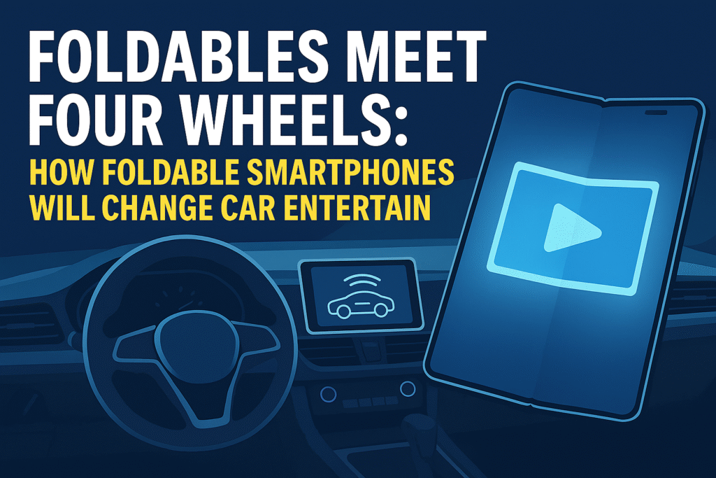 Foldables Meet Four Wheels: How Foldable Phones Will Transform Car Entertainment in the UK