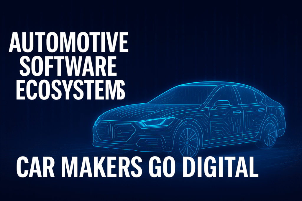 Automotive Software Ecosystems: How Car Makers Are Becoming Tech Platforms