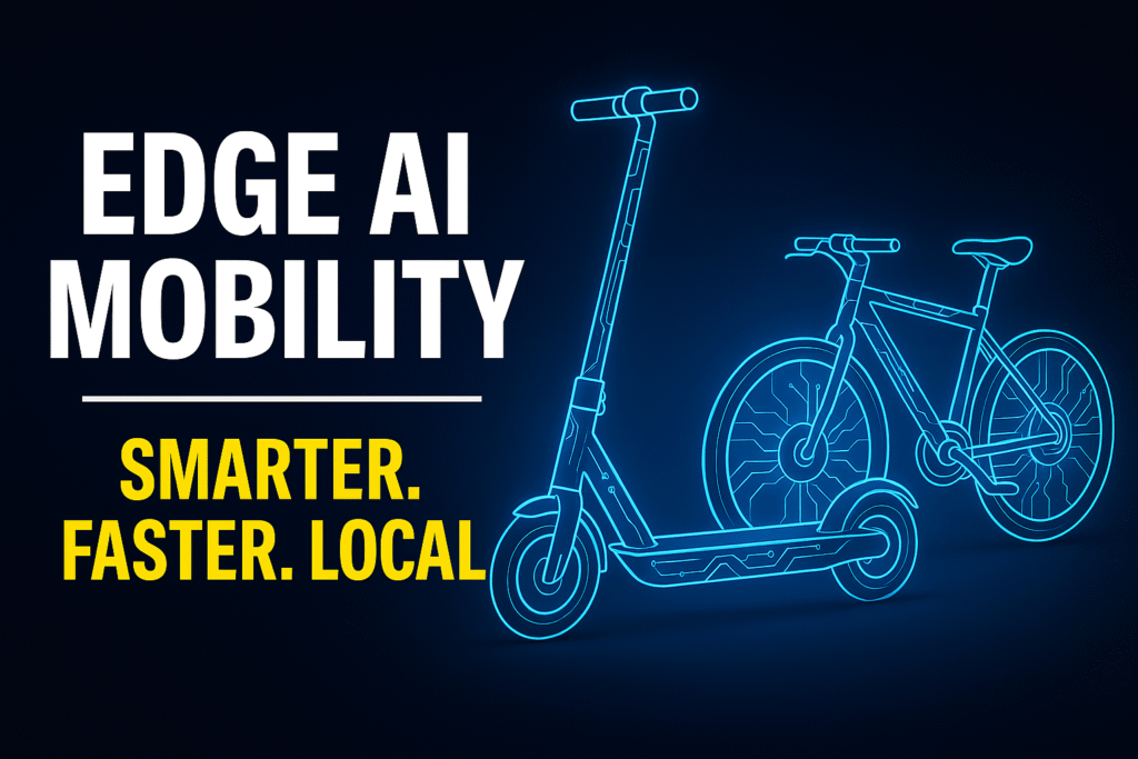 Edge AI for Micromobility: On-Device Intelligence in Scooters and eBikes