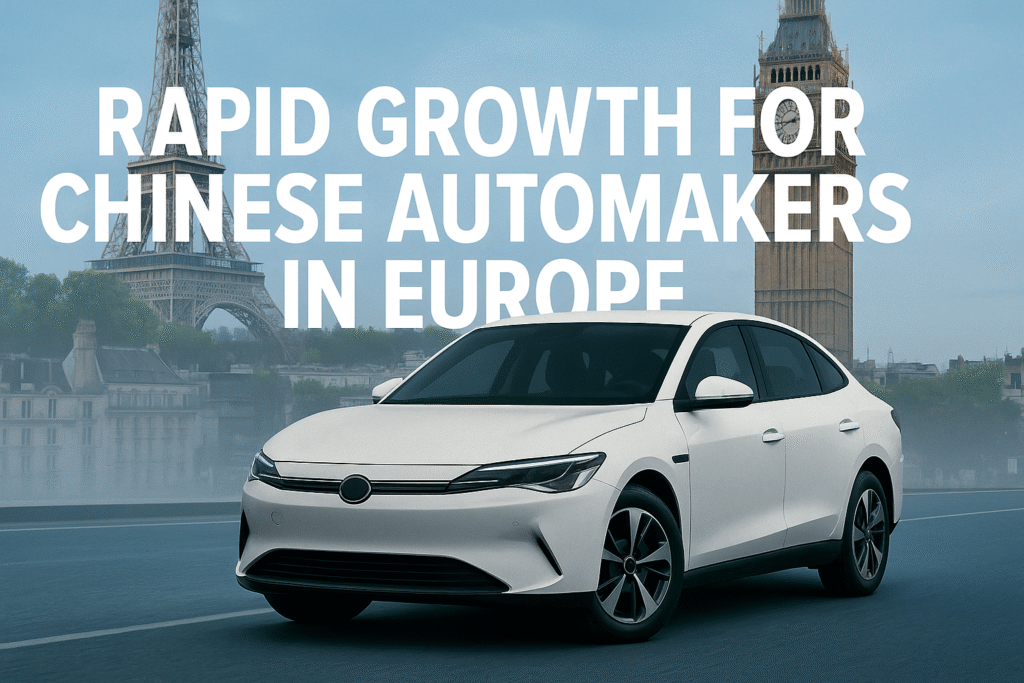 🚗 Chinese Automakers Surge in Europe — The New Era of Auto Competition