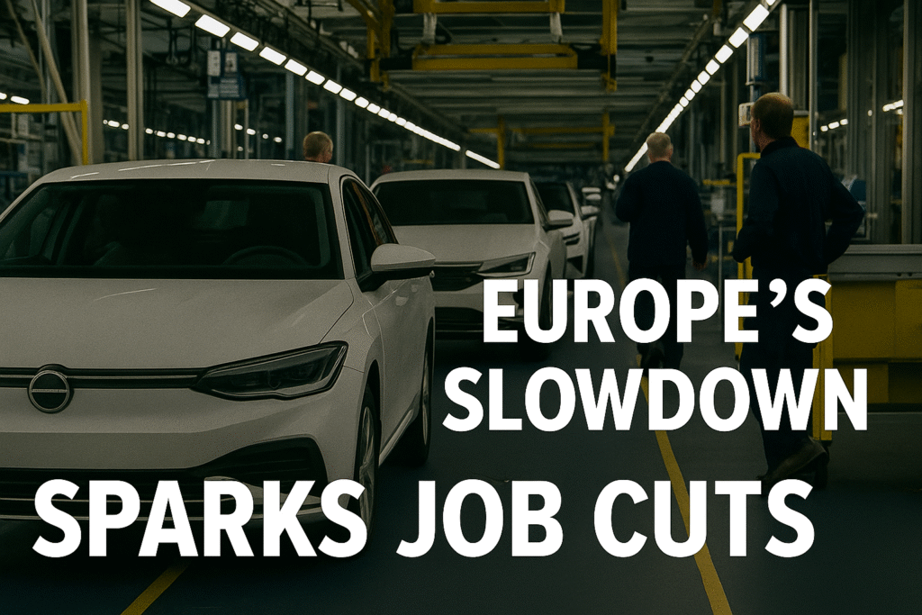 ⚡ European Carmakers Cut Jobs Amid Sluggish EV Demand and Rising Costs